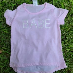 BABE toddler shirt